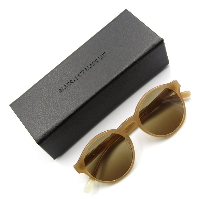 BLANC ラウンド型サングラス　B0013 - HAZEL / BRN B0013 - HAZEL / BRN – BLANC..ONLINE STORE