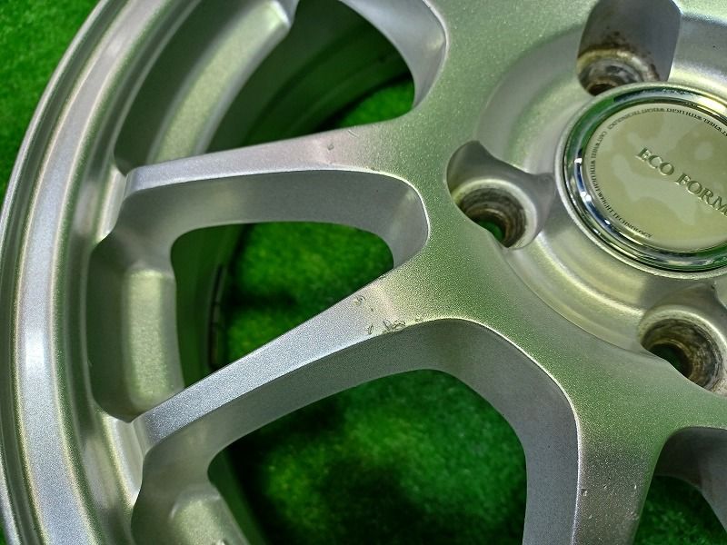 社外 エコフォルム 15ｲﾝﾁ 5.5J 4穴 4本 100 45