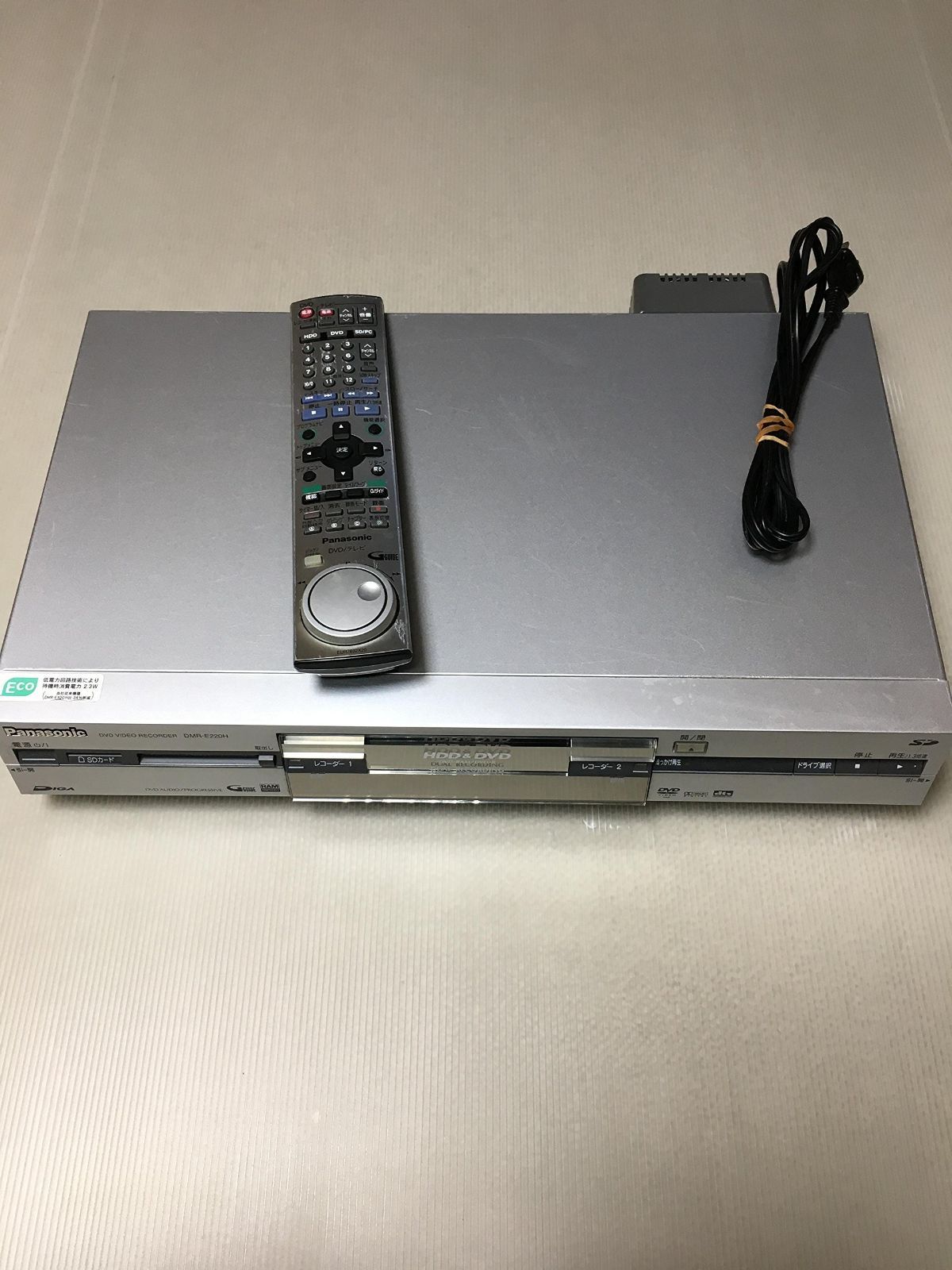 パナソニック 160GB DVDレコーダー DIGA DMR-E220H-S 中古