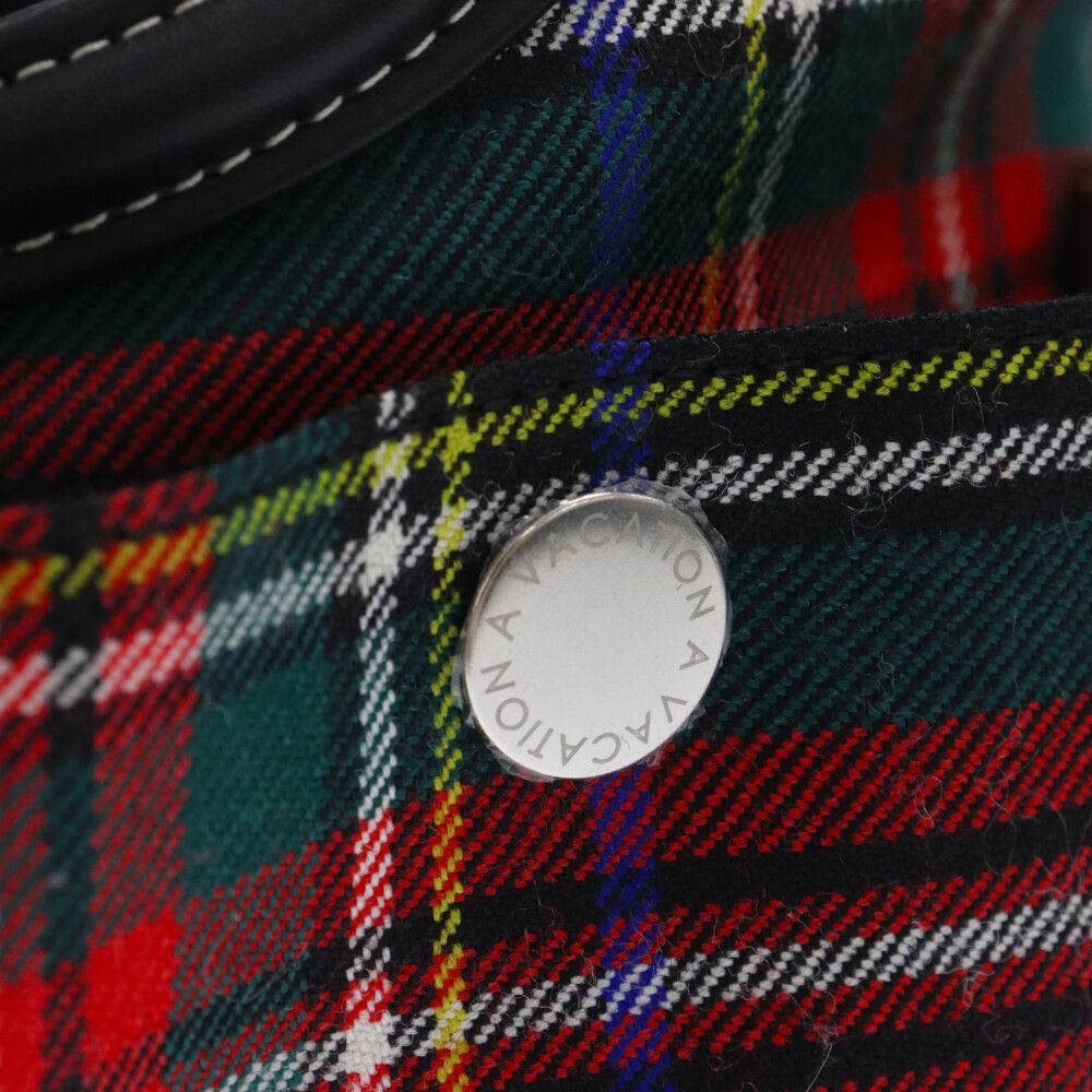 ★美品★A VACATIONアヴァケーション★BUCKET バケット チェック A VACATION アヴァケーション BUCKET バケット チェック バッグ