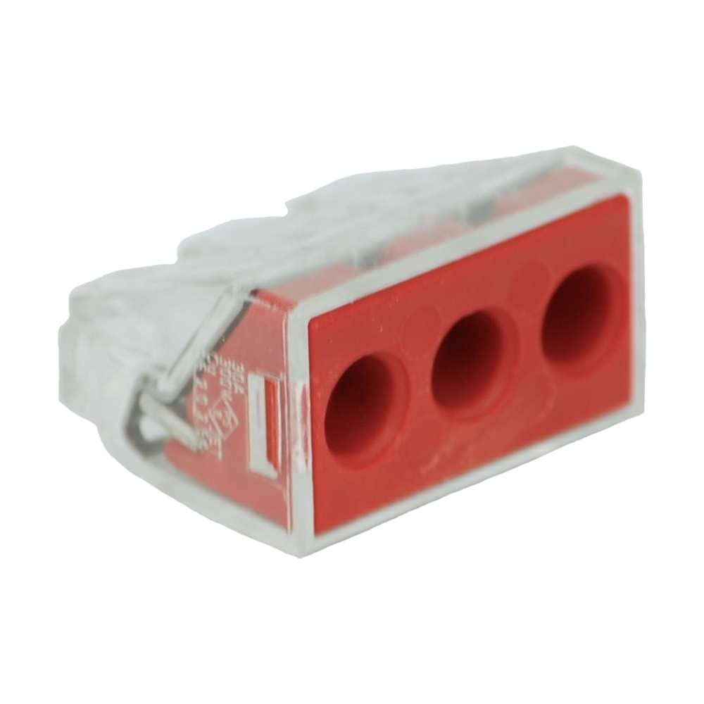 新品 ワゴ ワゴ差込みコネクター 透明 WGX-3L 50個