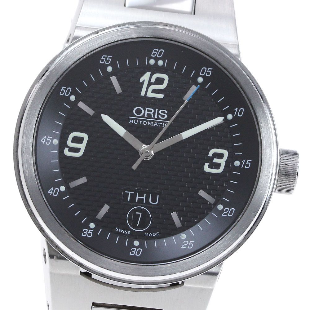 オリス ORIS 7560 ウィリアムズ デイデイト 自動巻き メンズ良品保証書付き_843572