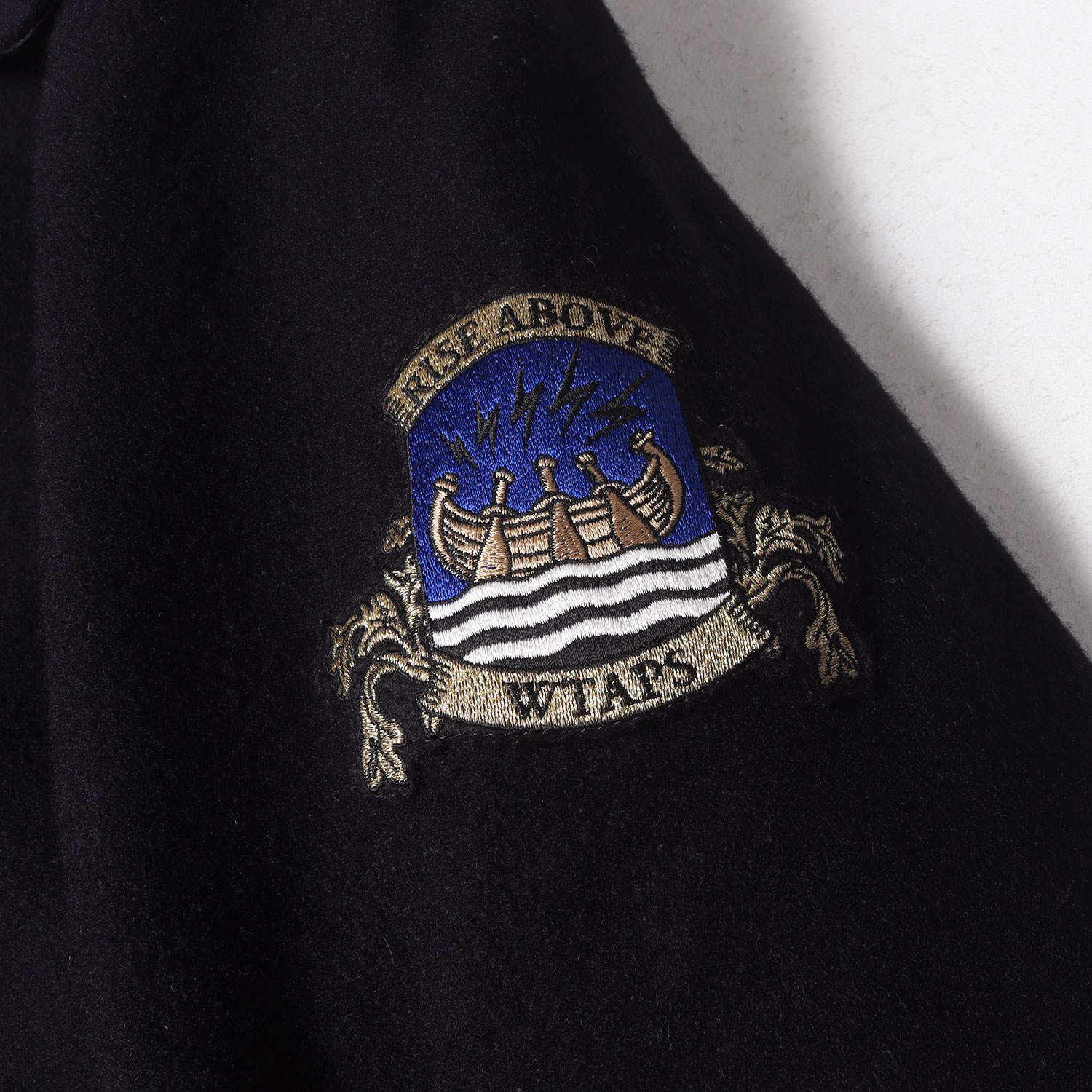 WTAPS ダブルタップス コート サイズ:L / 00s レザーコンビ