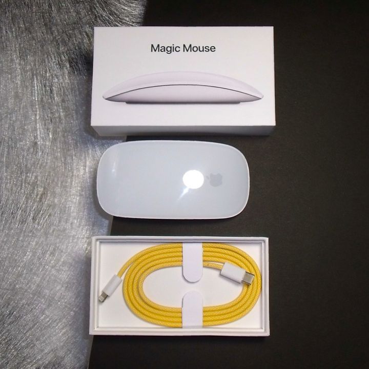 Magic Mouse -yellow . iMac付属de限定色イエローSP - メルカリ