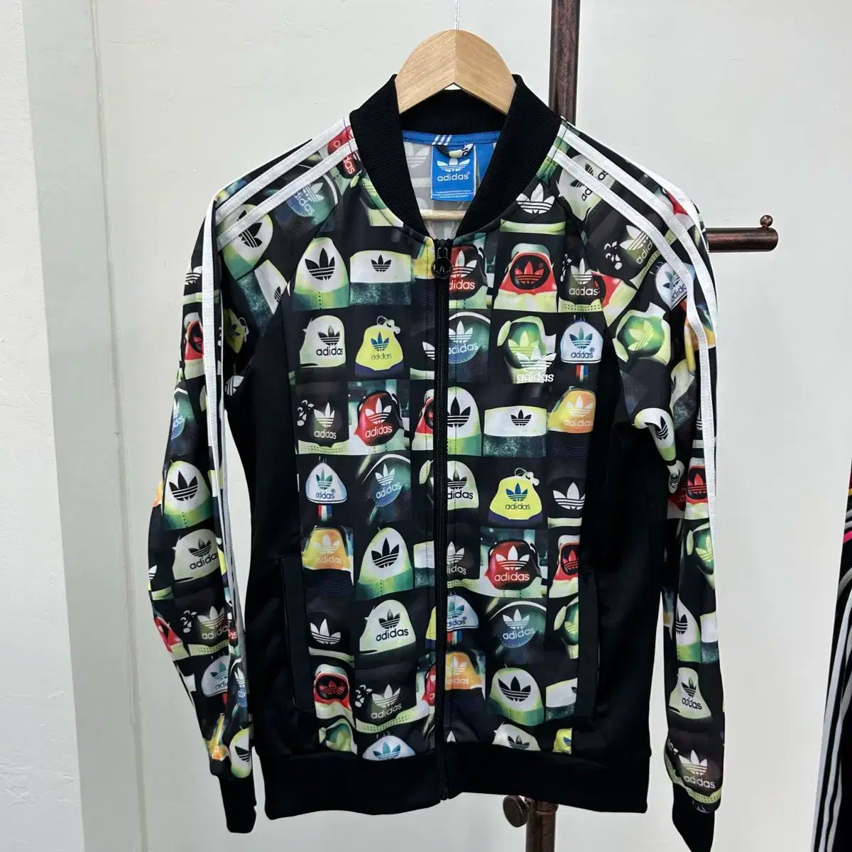 adidas Jeremy Scott レッドチェックジャージ S adidas ジェレミー