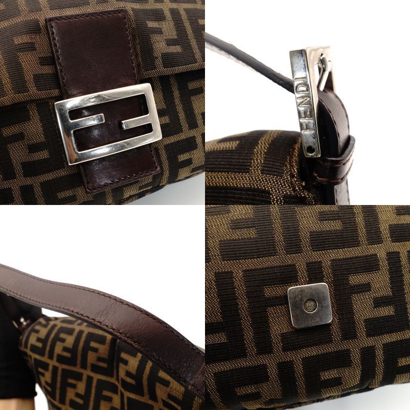 フェンディ FENDI ズッカ モントレゾール ショルダーバッグ キャンバス FFロゴ ブラウン 7-9-032 DECORATOM_COM_BR