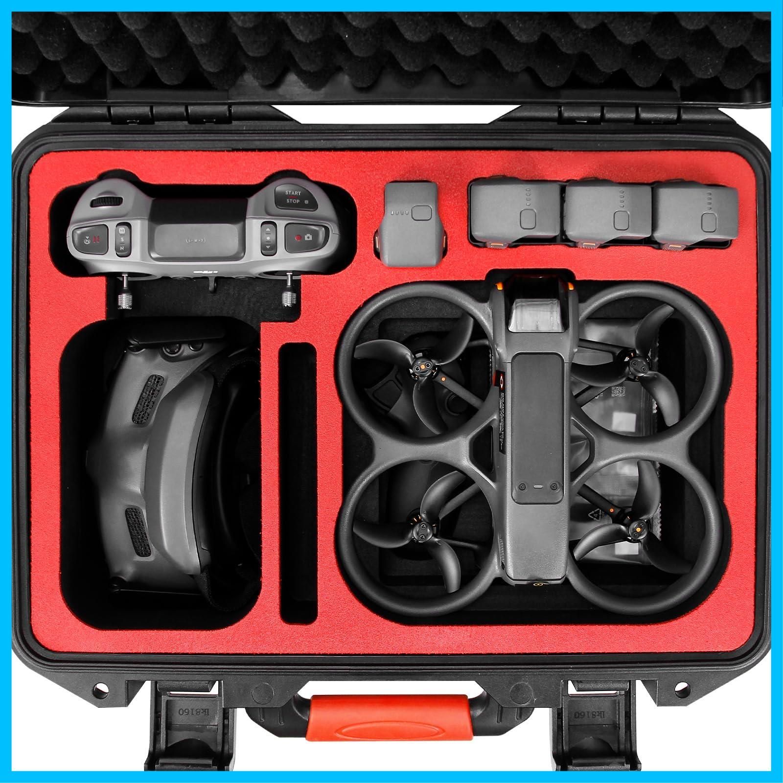 セール Goggles 2スーツケースケースケース 3 RC 2に適合 防水Avata Motion Avata 3 FPVリモコン3付属品に適用 ケースのみ FPVtosky無人機防護箱DJI