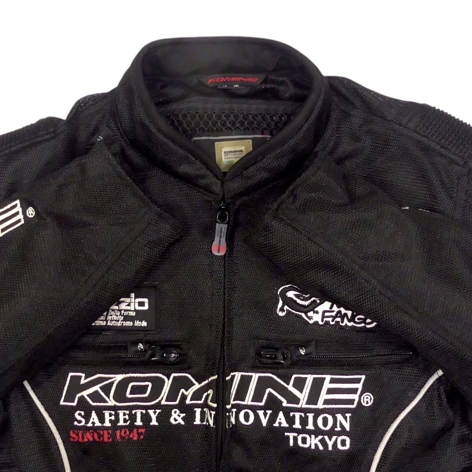 KOMINE コミネ レーシングジャケット ライダース M メッシュ バイク 
