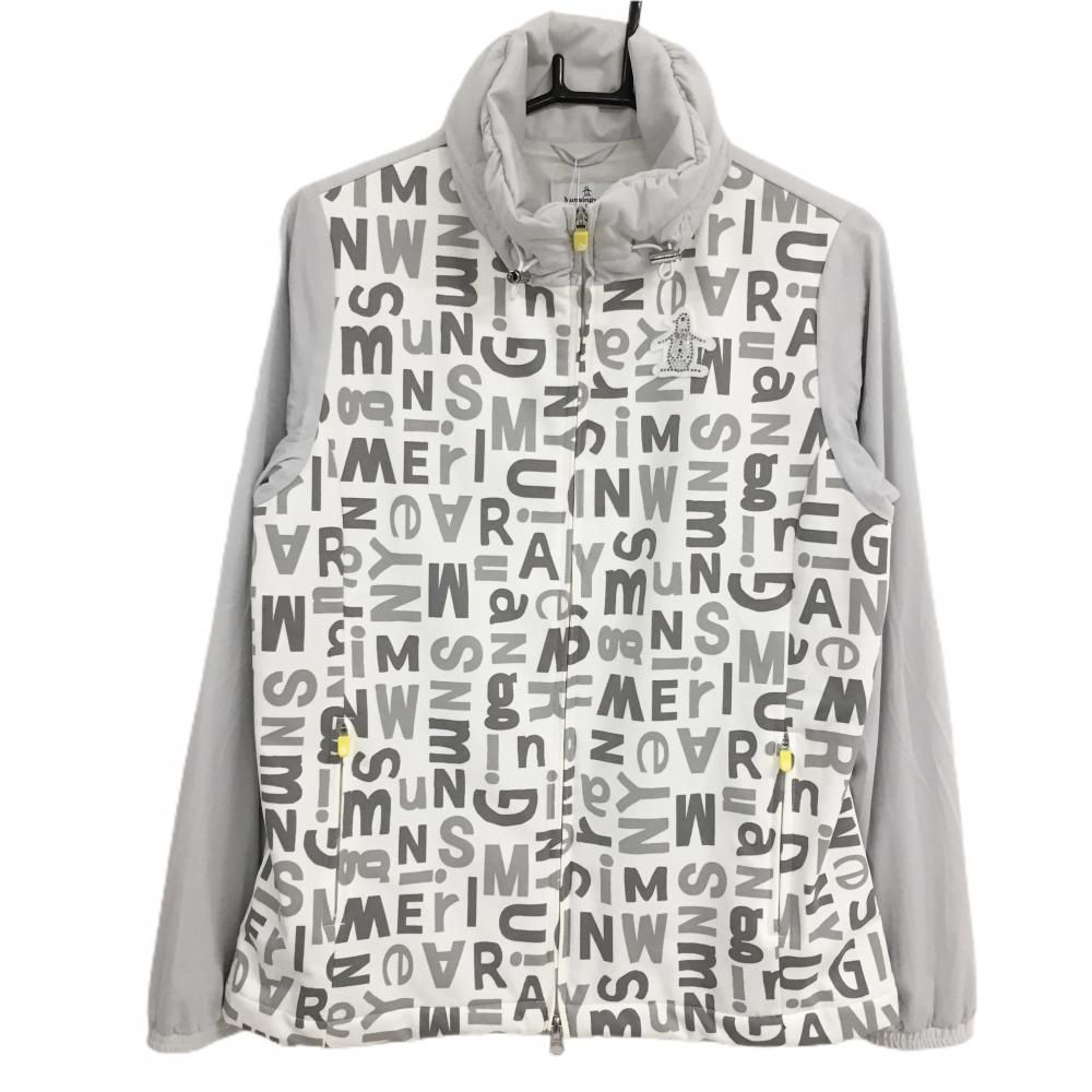 マンシングウェア ジャケット グレ―ホワイト