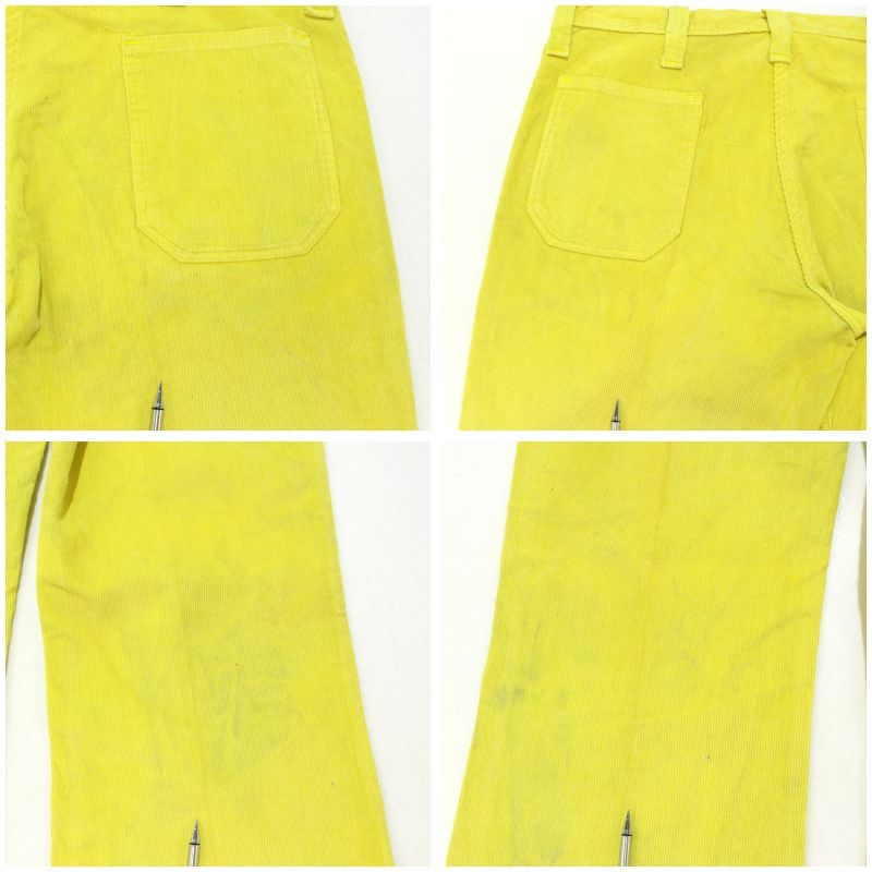vintage ハンドメイド　70s ストレッチ　コーデュロイ　フレアパンツ Levi's リーバイス 70's ヴィンテージ USA製 646 TALON 42 ZIP