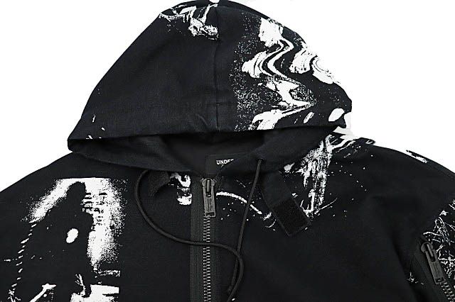 アンダーカバー UNDERCOVER 19SS LADS 総柄 パッチワーク フーデッド 