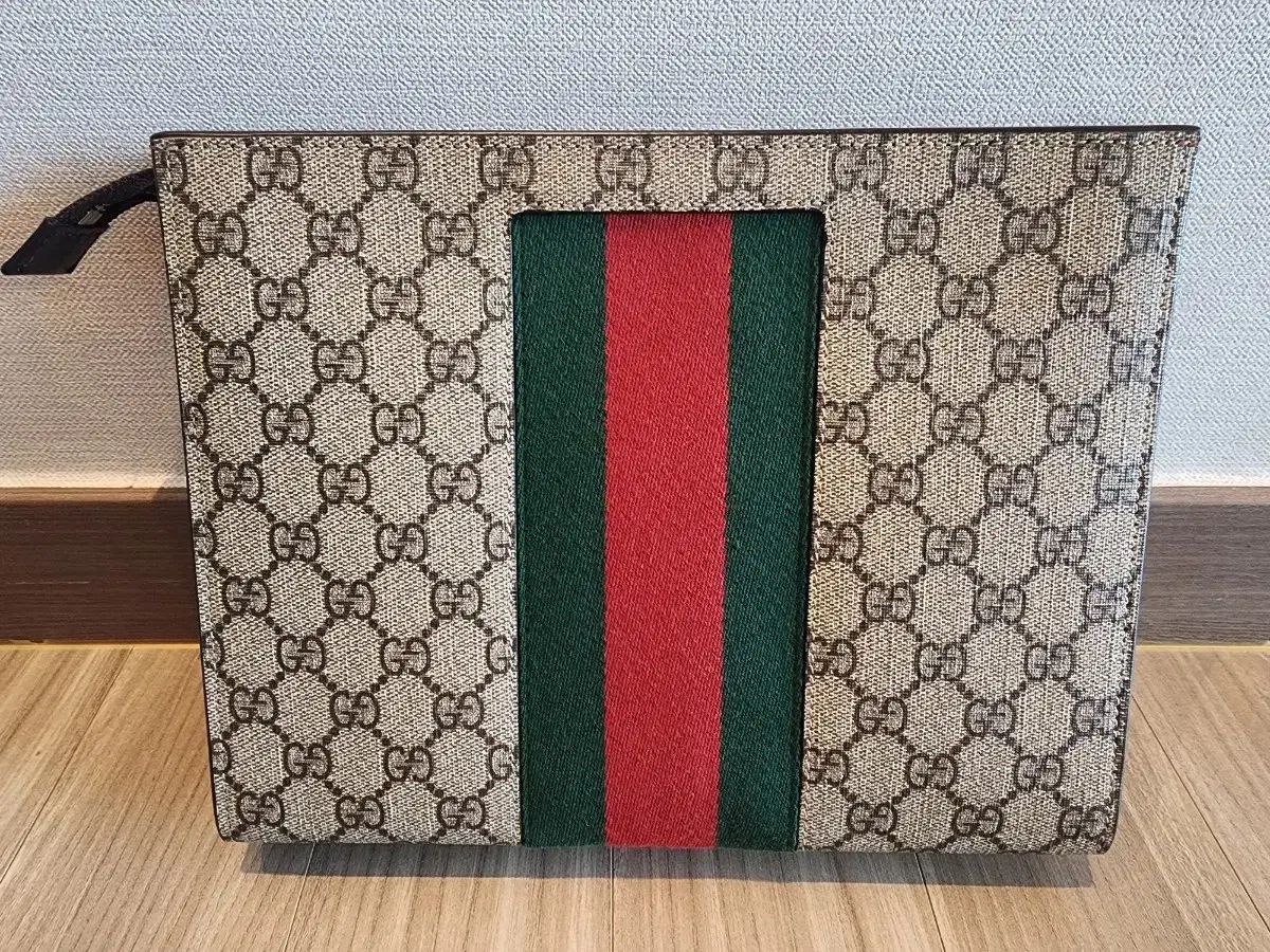 GUCCI グッチ Supreme シュプリーム ウェブ クラッチ ほぼ