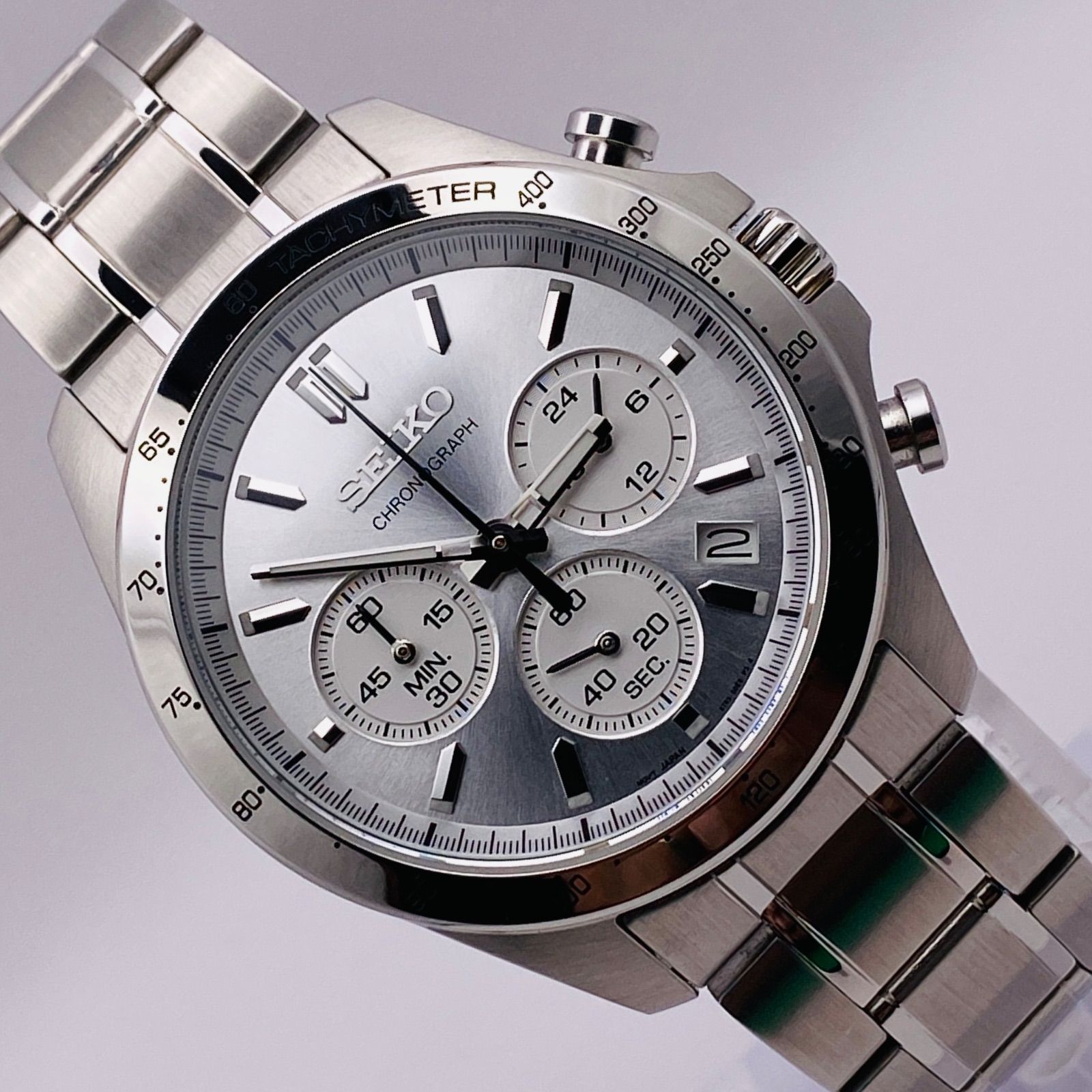 T113）美品 稼動品 SEIKO セレクション クロノグラフ SBTR009 8T63 