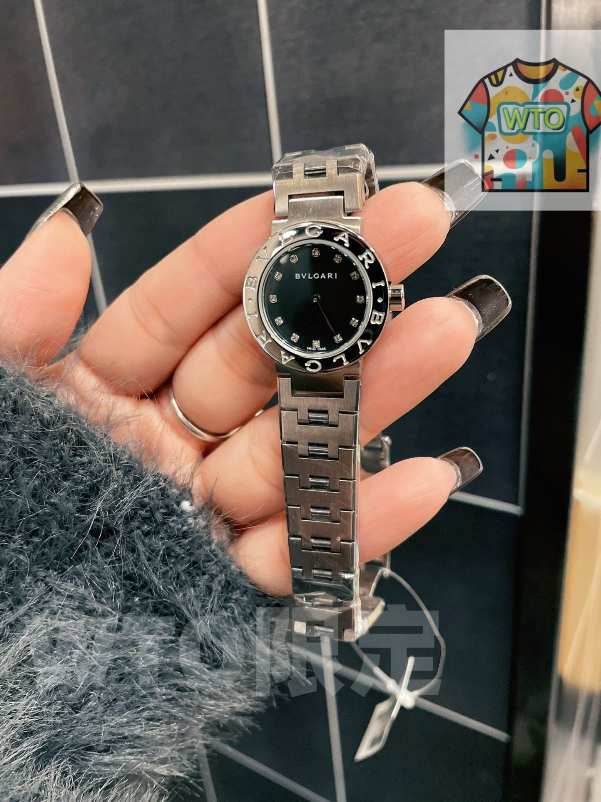 今日WTO】Bulgari ブルガリ B.zero ブラック & シルバー