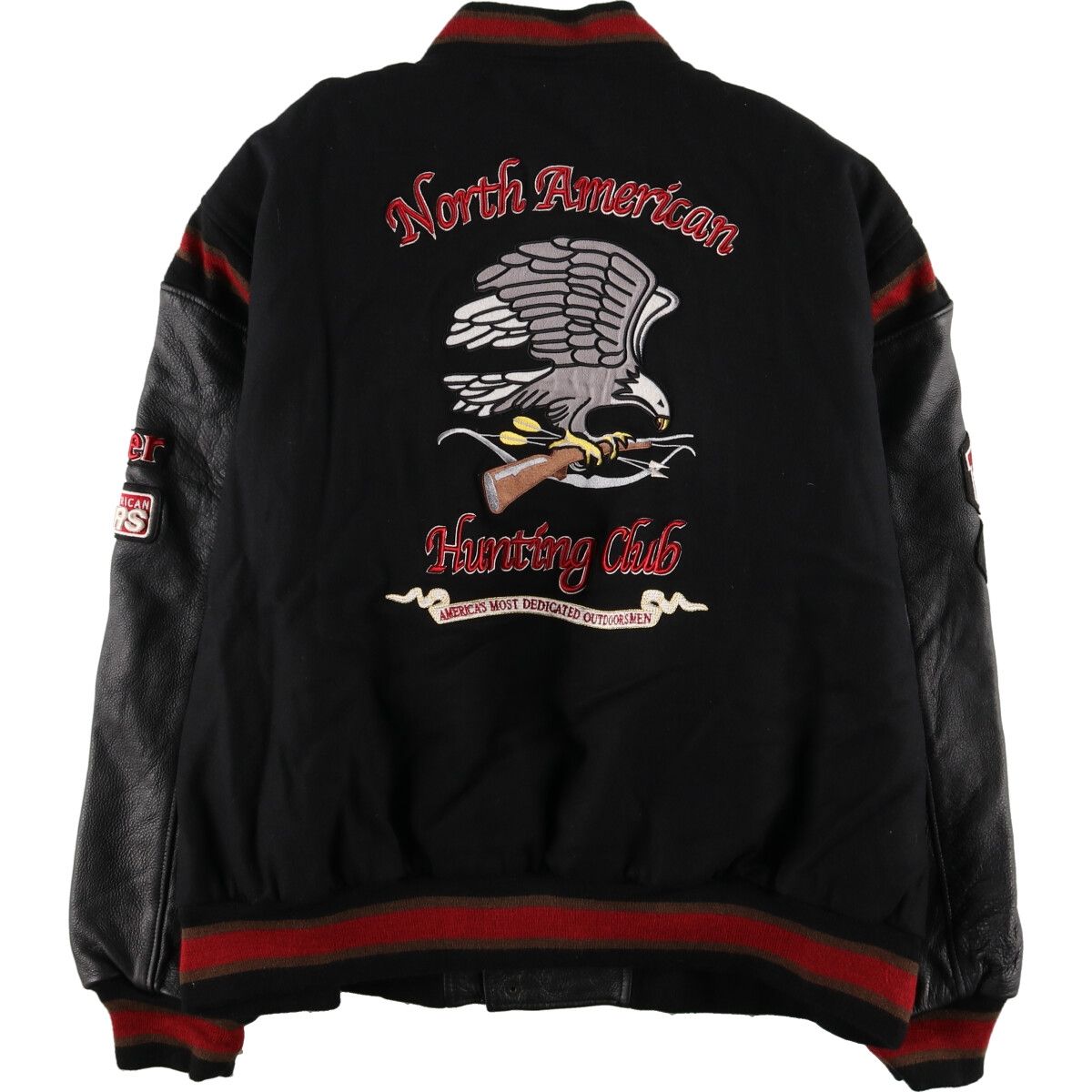 本革スタジアムジャケット NORTH AMERICAN HUNTING CLUB