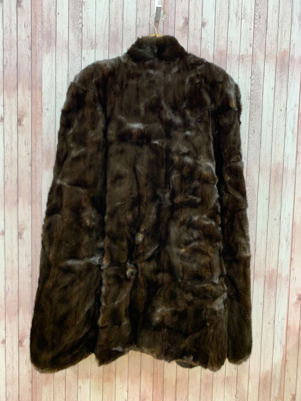 VISCARDI 三越 カシミヤ ミンク 毛皮 ロングコート