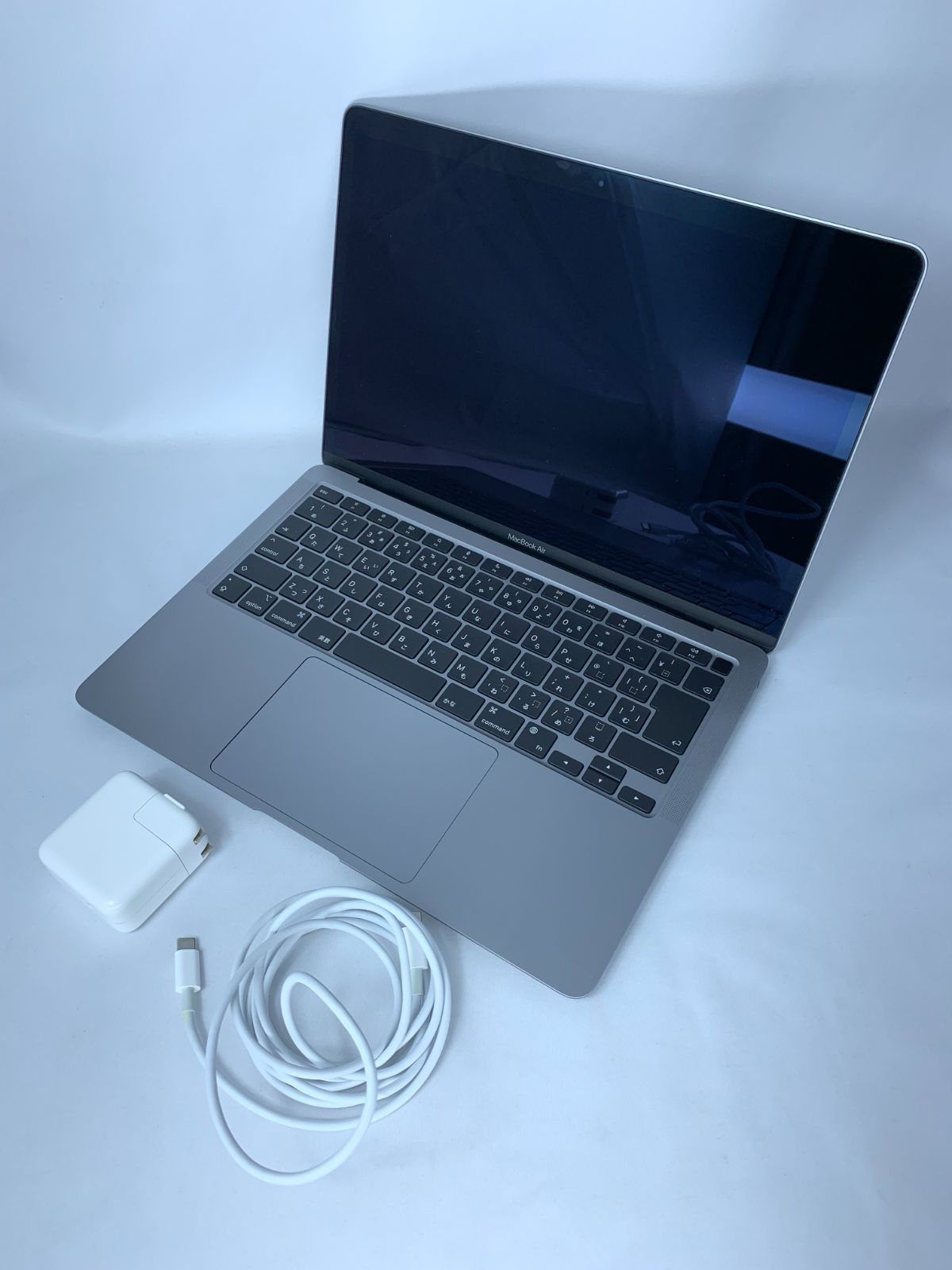 シール跡有 Apple MacBook Air M1 Retinaディスプレイ 2020 MGN73J|A スペースグレイ