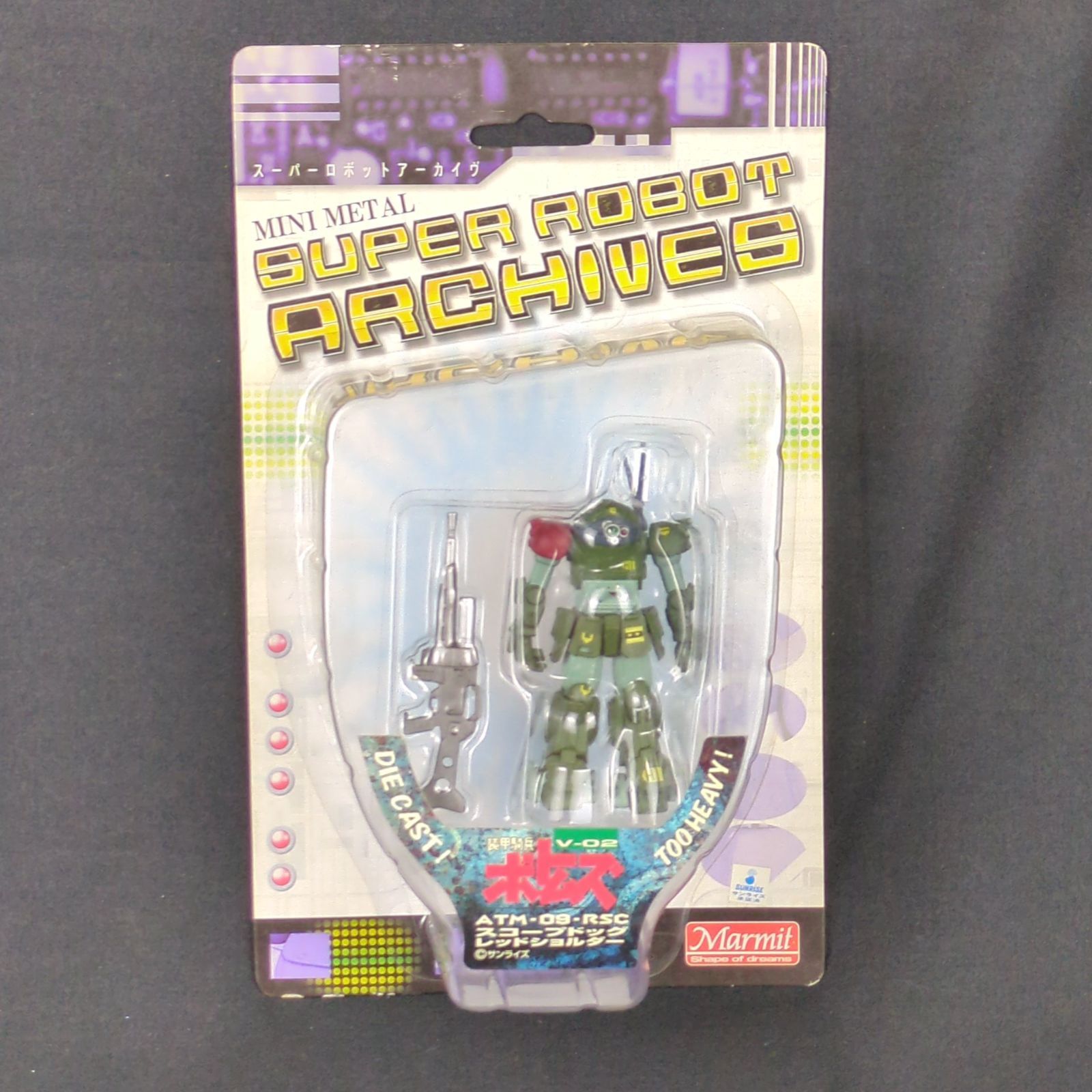 マーミット フィギュア 小合金 MINI METAL SUPER ROBOT ARCHIVES V-02 装甲騎兵ボトムズ ATM-09-RSC スコープドッグ レッドショルダー