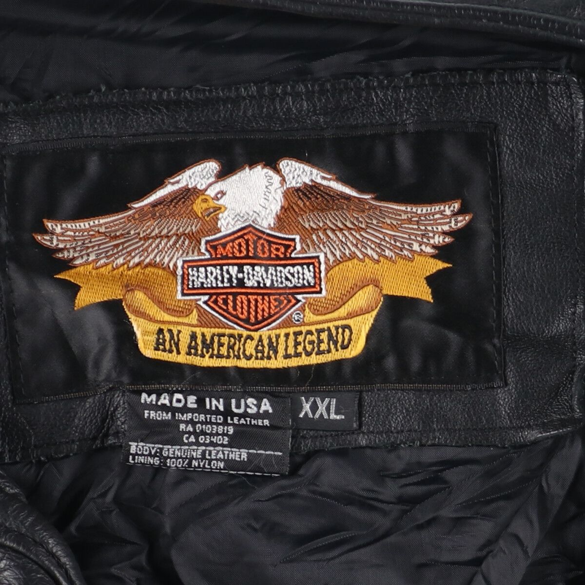 古着 ハーレーダビッドソン Harley-Davidson シングルライダース