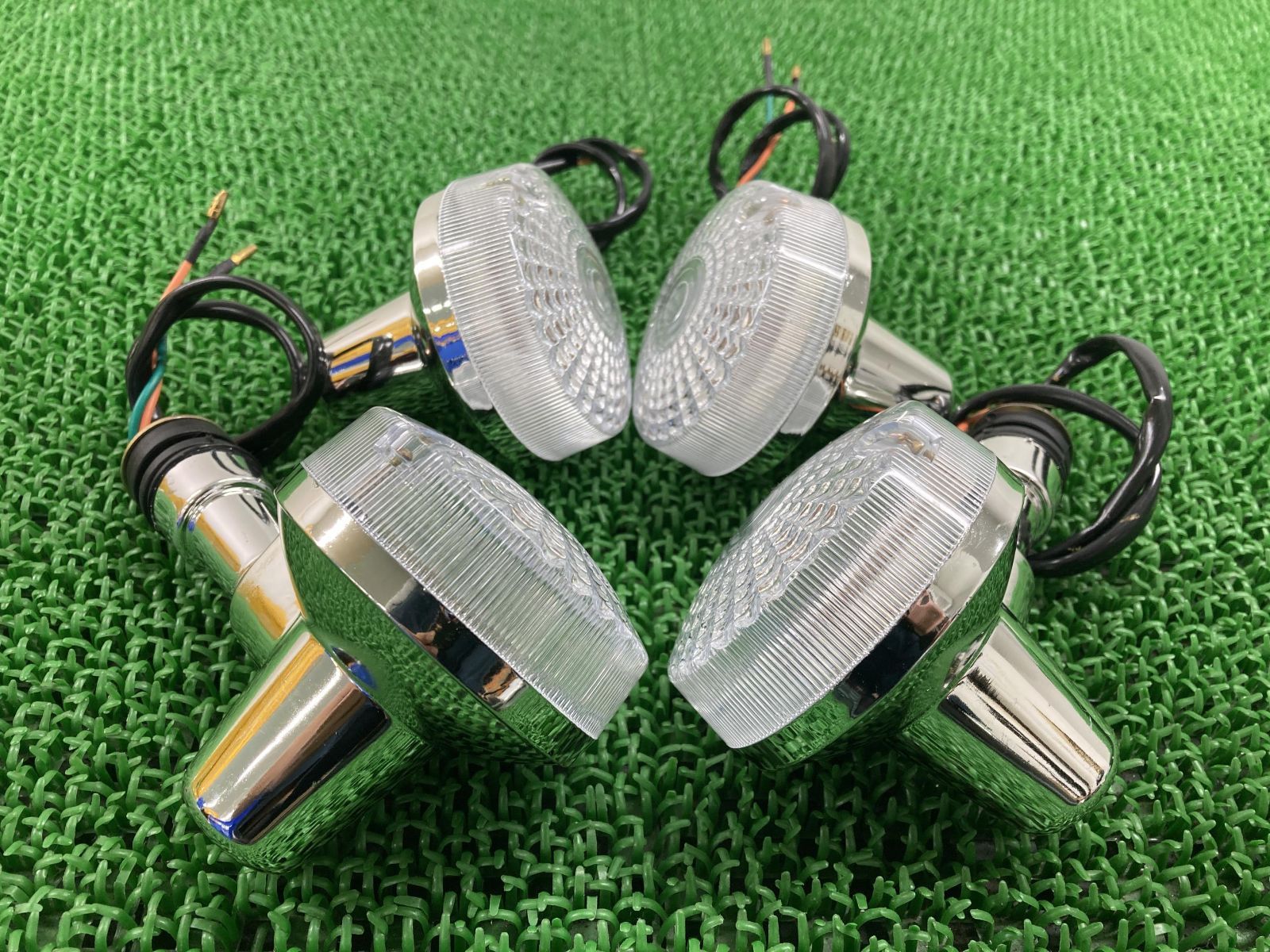 GN125H ウインカー 社外 中古 バイク 部品 LC6PCJG ノーマルタイプ 4個 