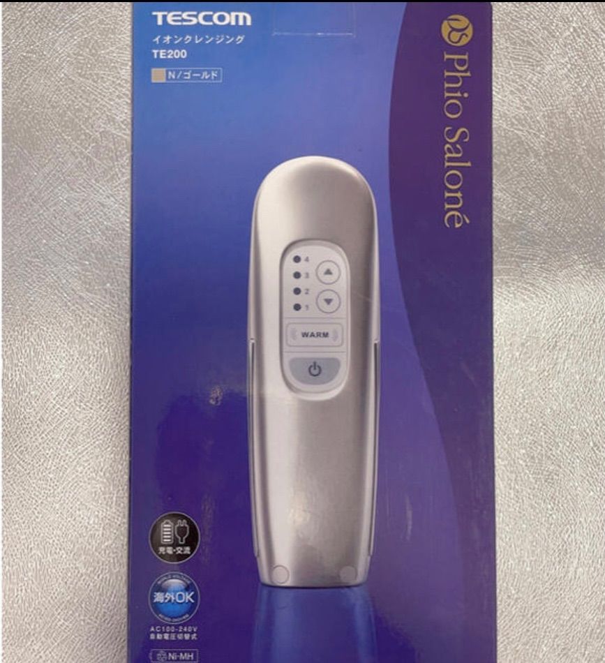 【新品】TESCOM イオンクレンジング　TE200 新品】TESCOM イオンクレンジング TE200 - メルカリ