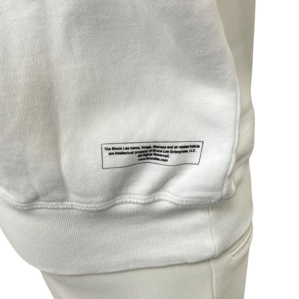 ディースクエアード DSQUARED２ スウェット BRUCE LEE ブルースリー コラボ 白 黄色 赤 黒 コットン XS メンズ S5W258 KARIMZIABAT_FR