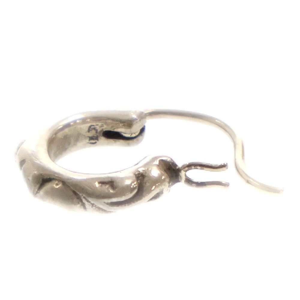 値下げ　クロムハーツ　タイニースクロールフープシルバーピアス クロムハーツタイニースクロールフープピアス|クロムハーツ通販