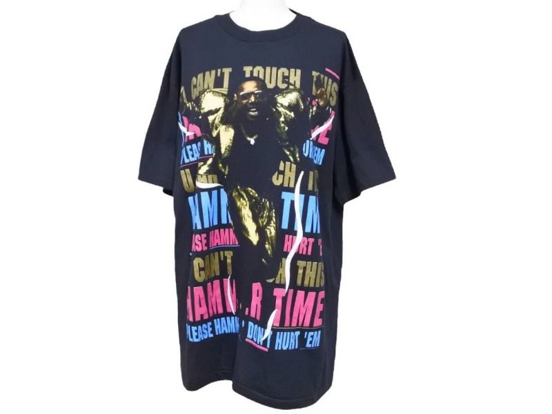 MCハマー Tシャツ Lサイズ 90年代、MC Hammer【MCハマー】ビンテージTシャツです。90