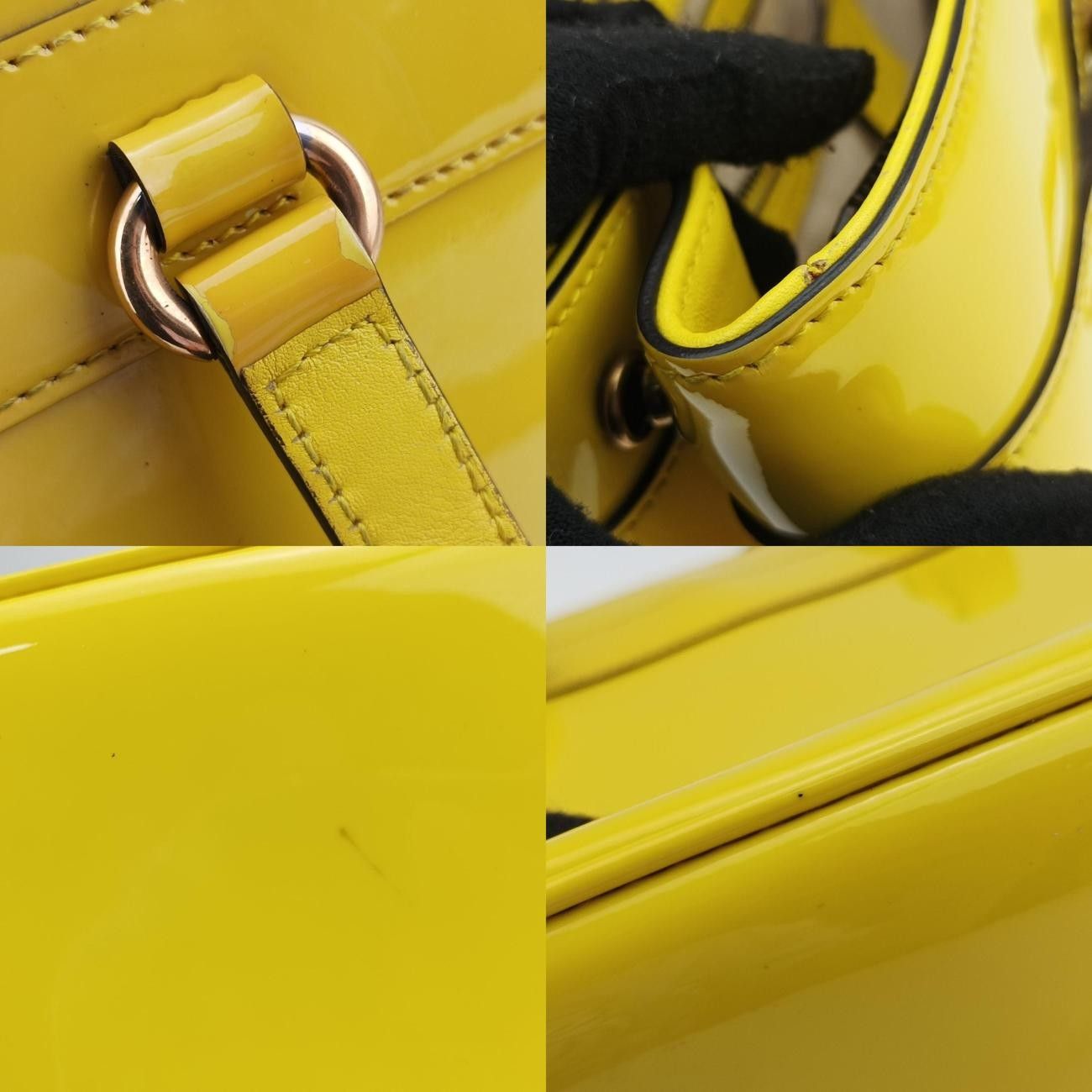 グッチGucciブライトビットイエローパテント319795D013986270