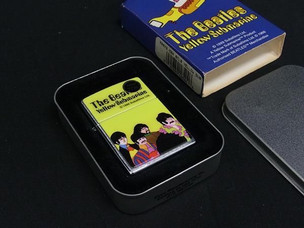 ZIPPO - ■新品■未使用■ ZIPPO ジッポー ビートルズ 高級ライター オイルライター 喫煙グッズ 喫煙具 イエロー系×シルバー系 BK6058 □新品□未使用□ ZIPPO ジッポー ビートルズ 高級ライター