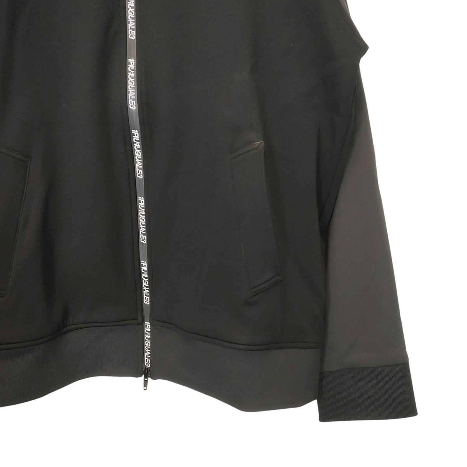 1PIU1UGUALE3 GOLF ウノピゥウノウグァーレトレ ゴルフ ×三浦技研 TRACK JACKET トラック ジャケット GMB003 GPE013 7 XXL ブラック メンズ WHITEMONARCHHOTEL_COM