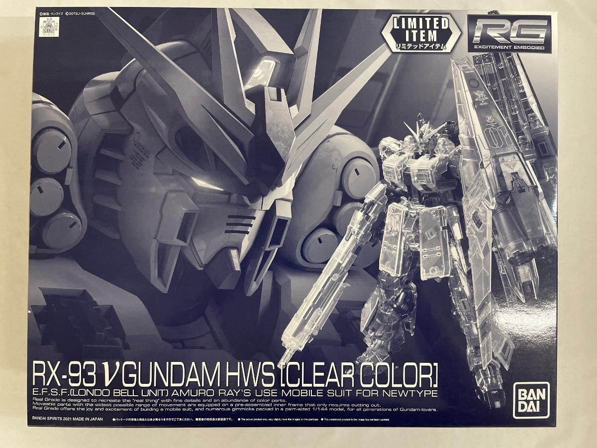 未開封 イベント RG 1|144 νガンダムHWS クリアカラー 機動戦士ガンダム 逆襲のシャア
