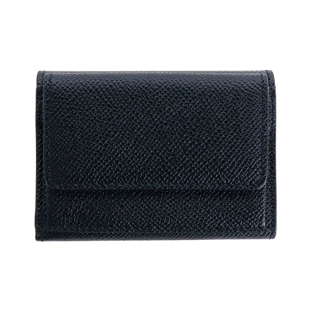 メゾンマルジェラ 財布 三つ折り Maison Margiela SA2UI0005 P4745 T8013 BLACK ブラック 4ステッチ レザー 本革 4STITCH TRI-FOLD WALLET コンパクトウォレット