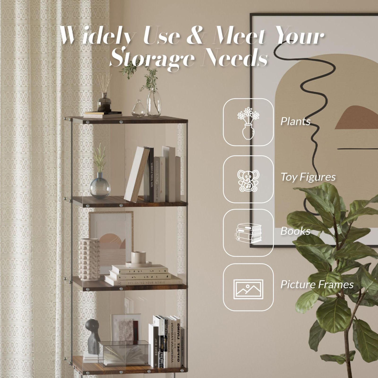 数量限定】コレクションラック ショーケース キャスター付き