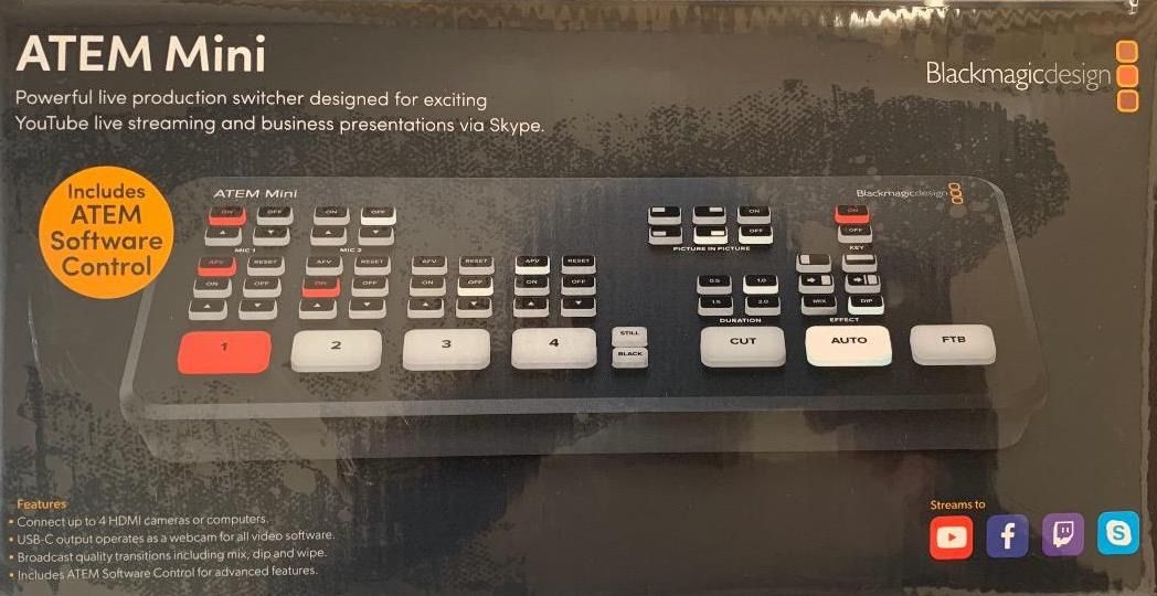 新品シュリンク未開封 ATEM Mini 新品シュリンク未開封 ATEM Mini 新品未開封国内正規品】Blackmagic
