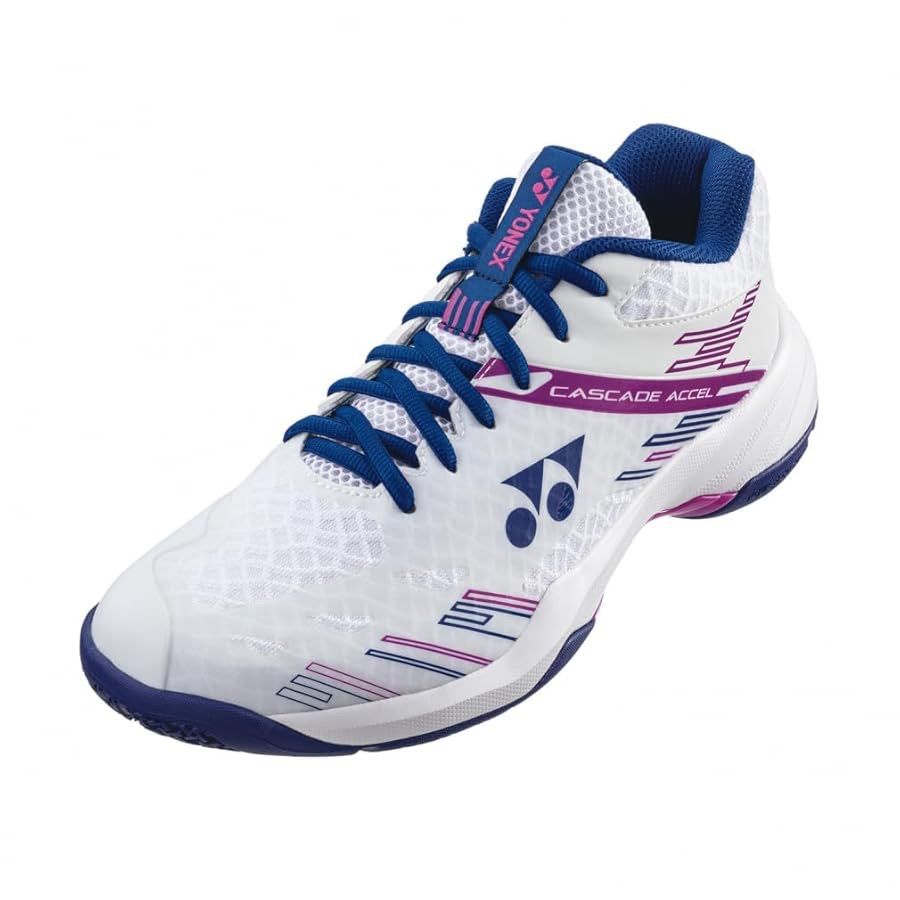 YONEX AERUS バドミントンシューズ ホワイト/ピンク 23cm us5 Amazon