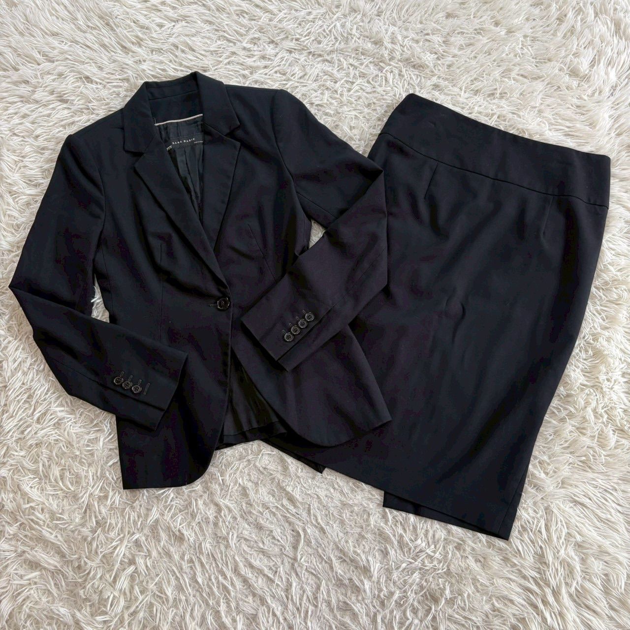 ZARA (ザラ) ZARA BASIC フォーマルス－ツ ジャケット スカート 