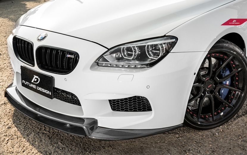 FUTURE DESIGN BMW 6シリーズ F06 F12 F13 M6フロント用 E リップスポイラー DryCarbon ドライカーボン カスタム エアロ