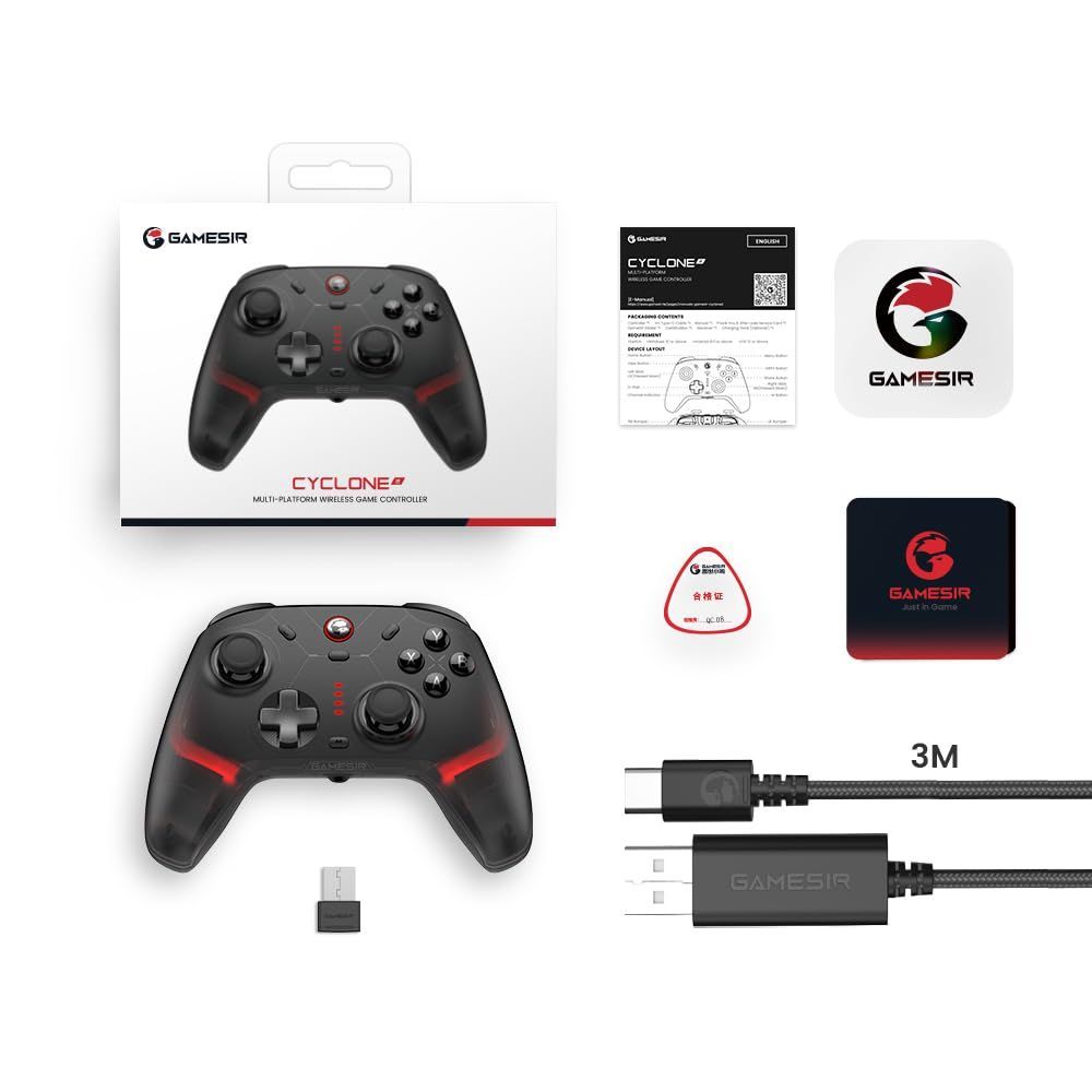 500万回の高耐久マイクロスイッチ 1000HZのポーリングレートゲームパッド