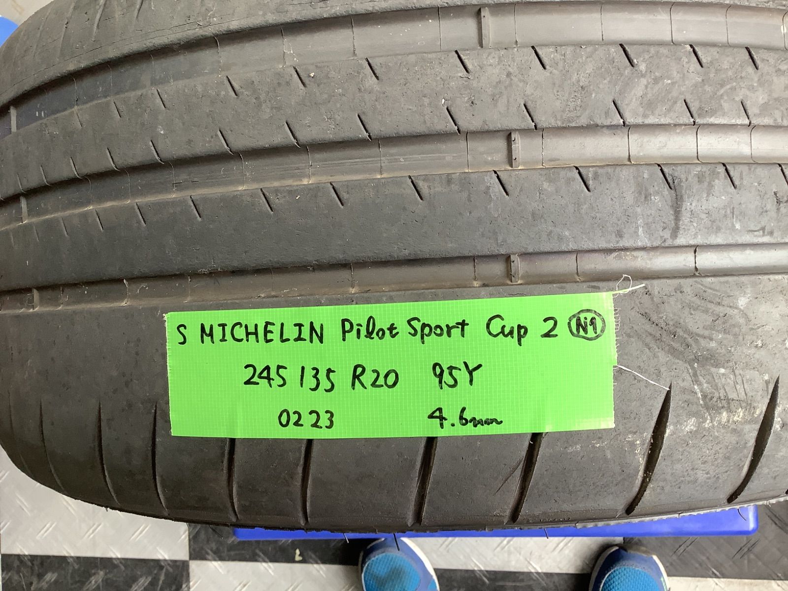 値下げ！［送料込み］ 245/35R20 2023年製 MICHELIN PilotSport CUP2