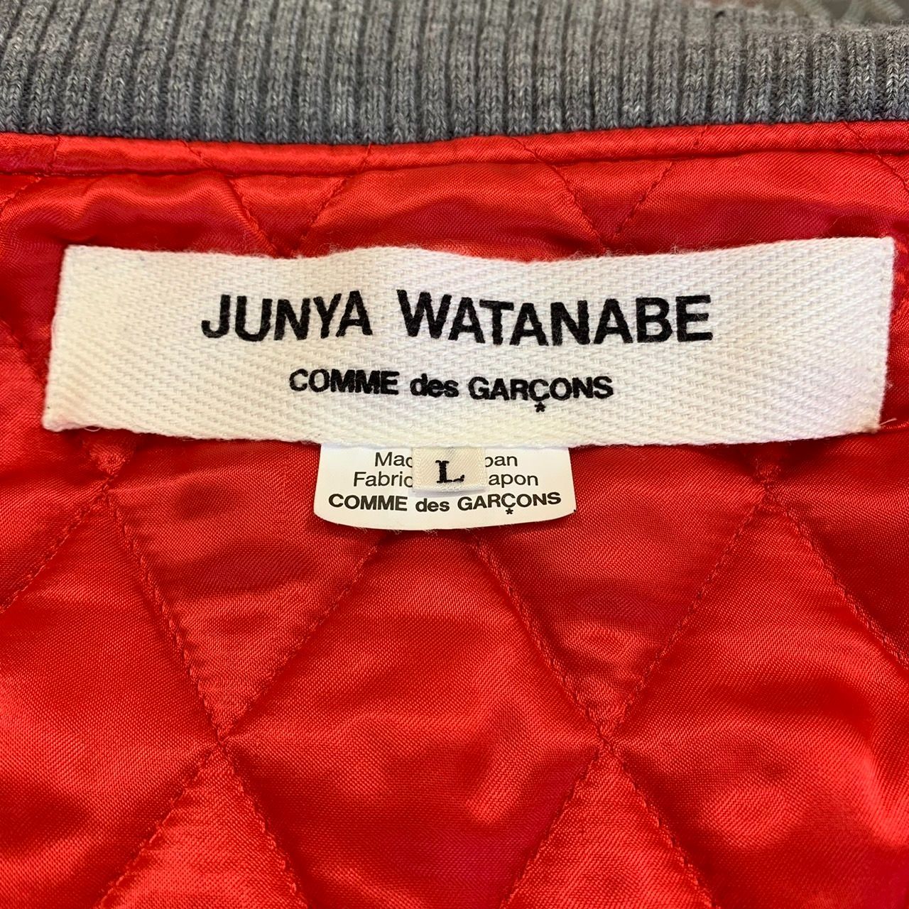 JUNYA WATANABE オーバーサイズ 刺繍スタジャン 18AW COMME des