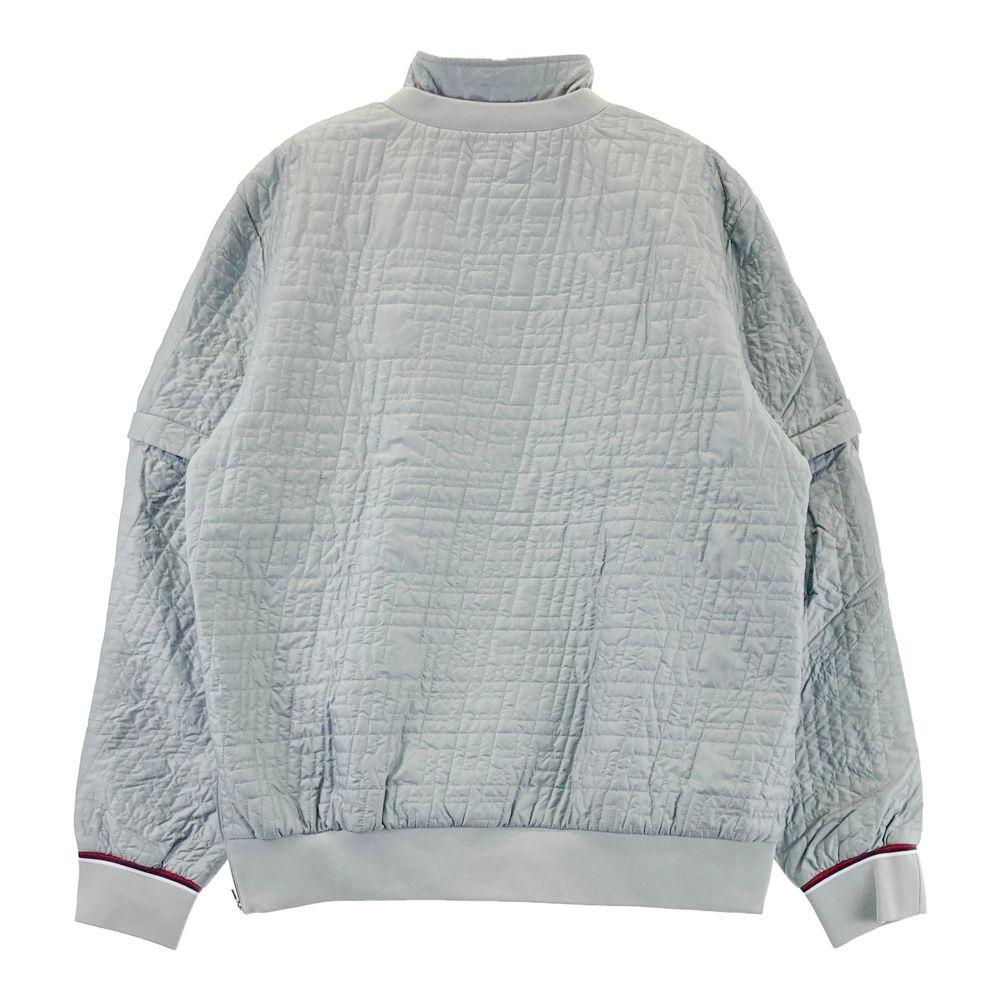 サイズ 6 RUSSELUNO ラッセルノ ネック付 2WAY Vネック ブルゾン ルチャ 総柄 グレー系 240101542599 ゴルフウェア メンズ ストスト