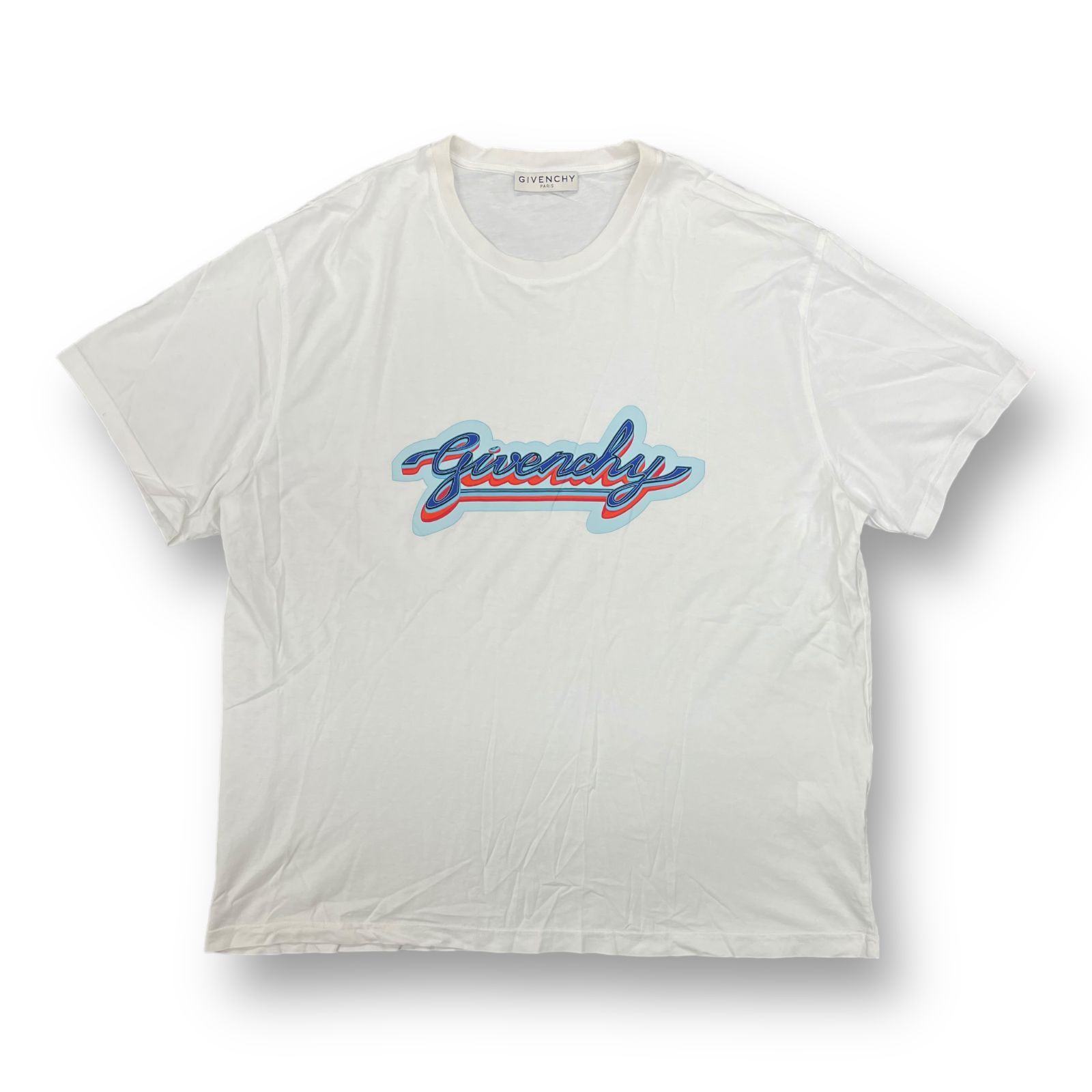 国内正規 GIVENCHY ロゴプリント クルーネック Tシャツ ジバンシィ 