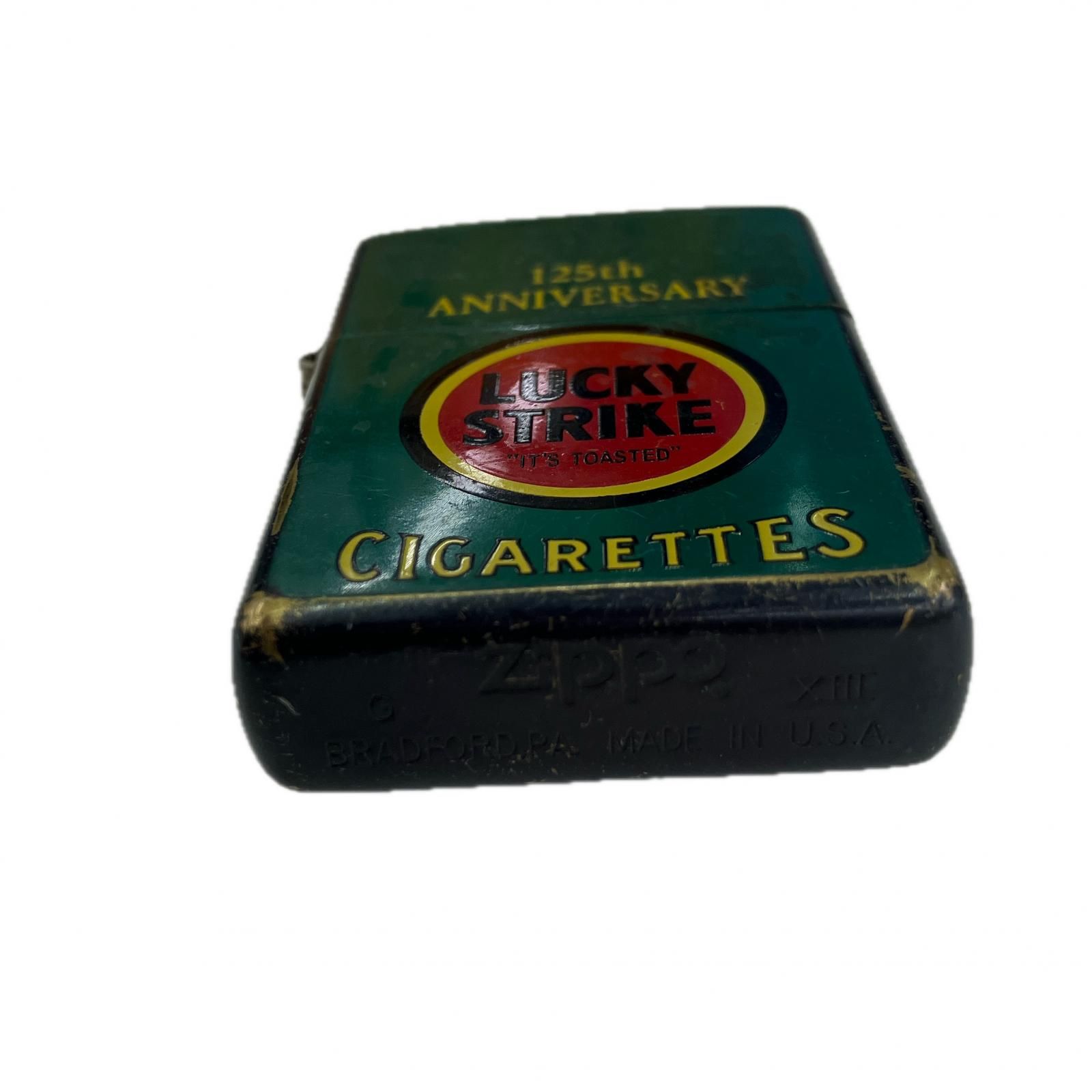 170590 現状品 ZIPPO ジッポ 希少☆ ラッキーストライク 125周年 170590 現状品 ZIPPO ジッポ 希少☆ ラッキーストライク 125周年