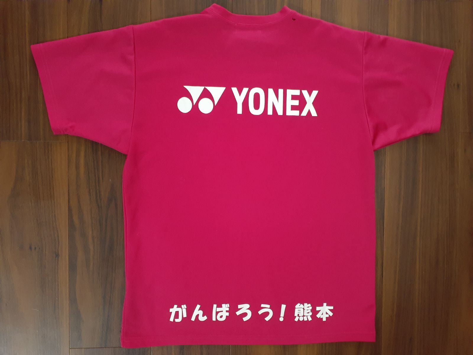 YONEX ヨネックス くまモン 熊本応援 速乾性 Tシャツ M ゲームシャツ ピンク