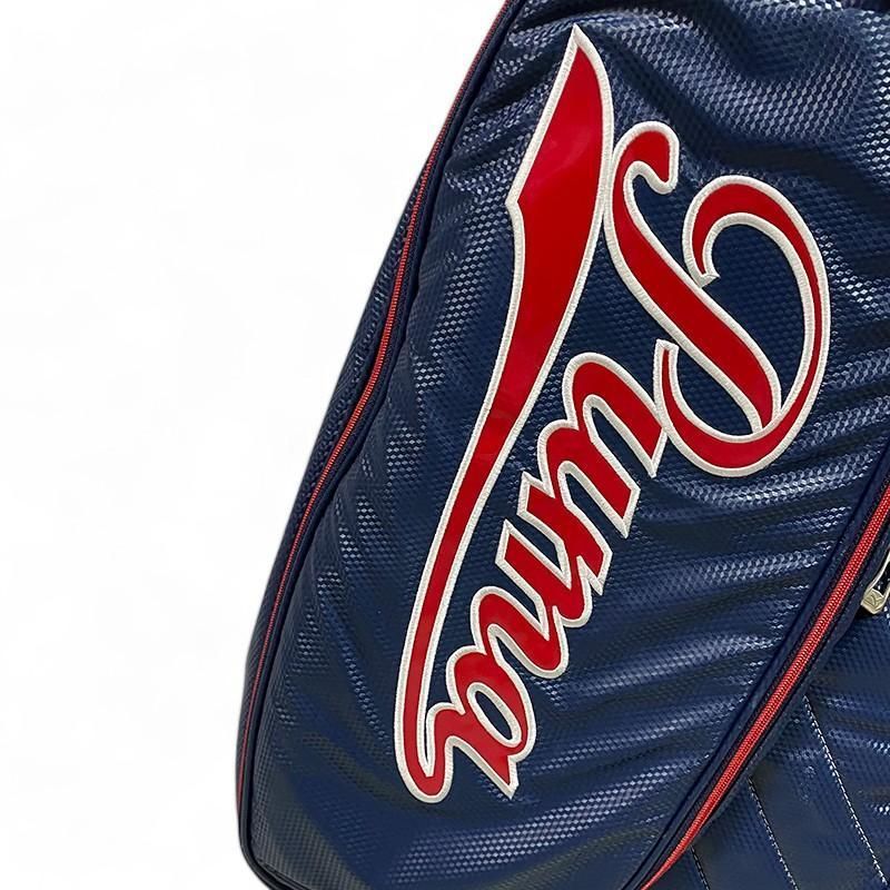 PUMA プーマ ゴルフ キャディバッグ ネイビー レッド