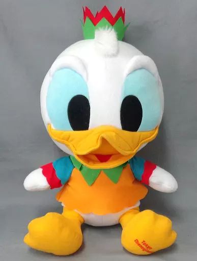 中古】ぬいぐるみ ドナルドダック(ジャングルカーニバル