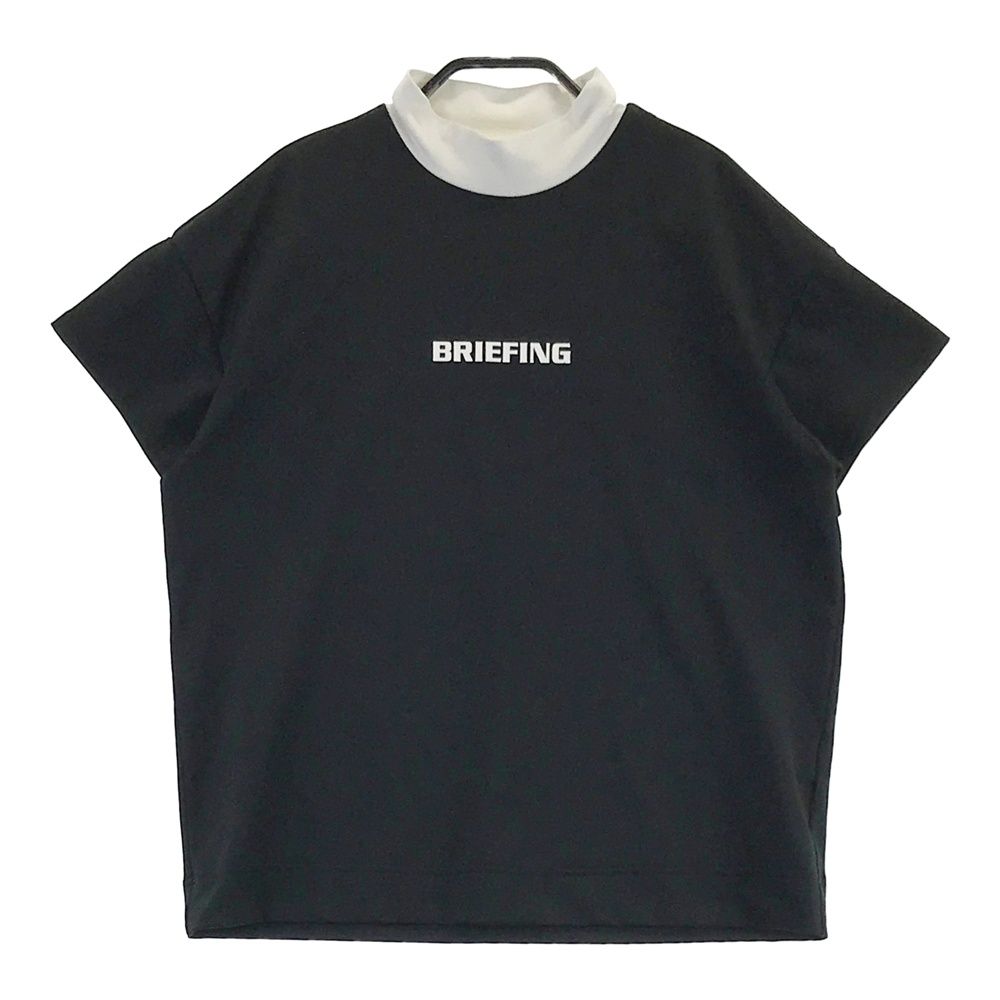 未使用 ブリーフィング Tシャツ モノグラムハイネック 半袖 ホワイト XL 未使用 ブリーフィング Tシャツ モノグラムハイネック 半袖