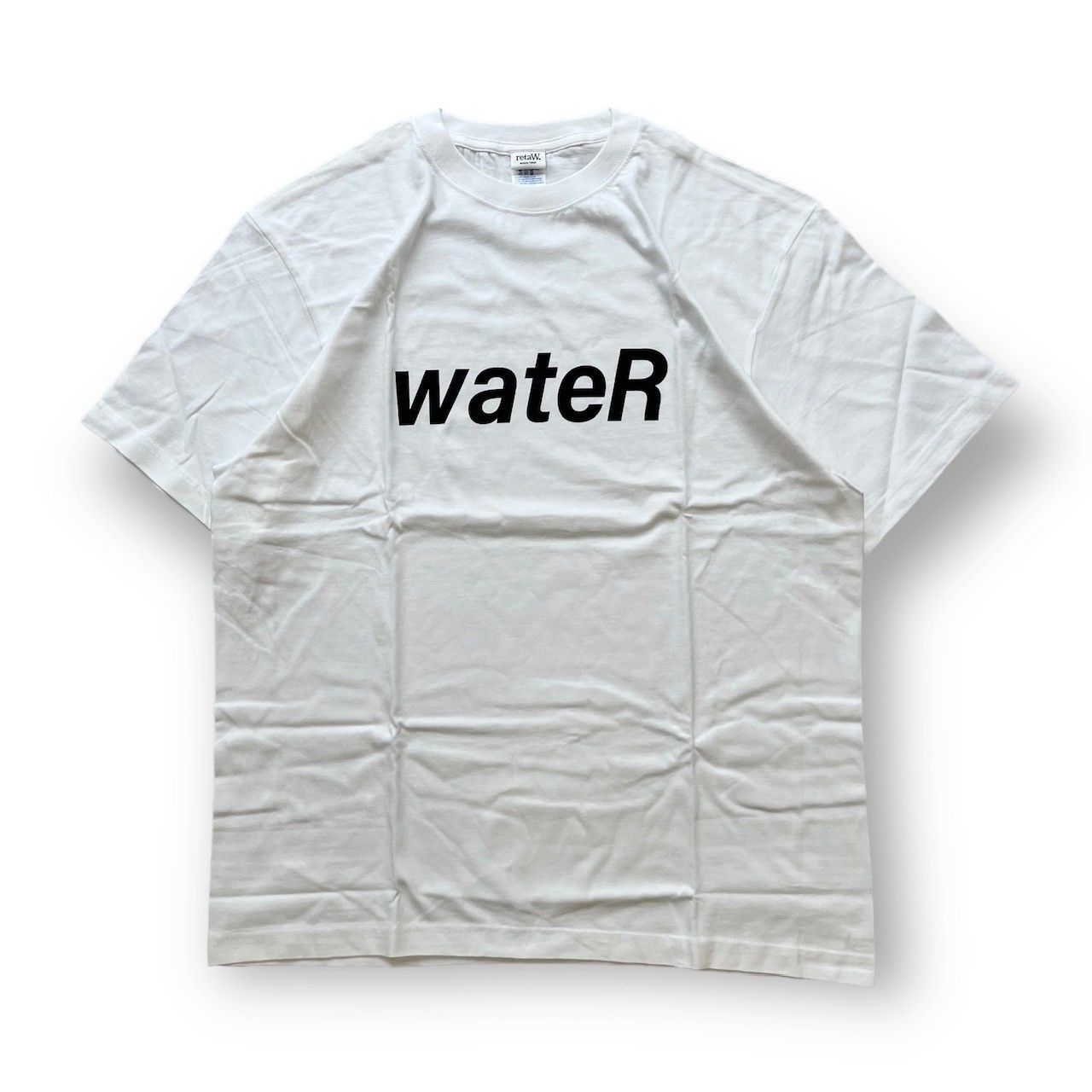 新品 Fragment Design retaW wateR logo Tee コラボ プリント ロゴ Tシャツ フラグメント リトゥ XL