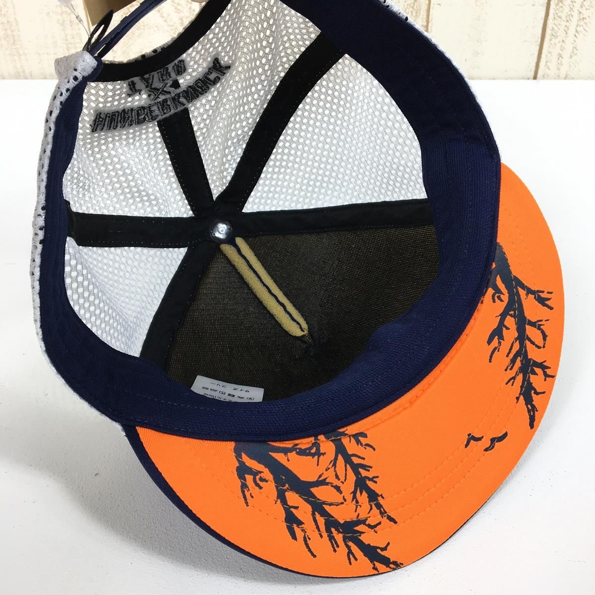 ハンガーノック オリジナルス × TARO（太郎平小屋） 限定コラボ クレイジークライマー ランニングキャップ Crazy Climber  Running Cap 限定販売 入手困難 HUNGERKNOCK ORIGINALS ネイビー系 - メルカリ